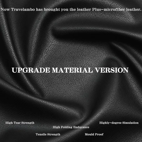 Vista 2 de Travelambo Billetera plegable con bloqueo RFID para mujer, con bolsillo con cremallera