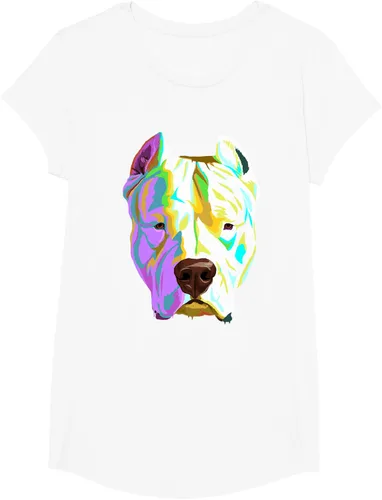Vista 67 de Colorida camiseta Dogo Argentino, Negro, S