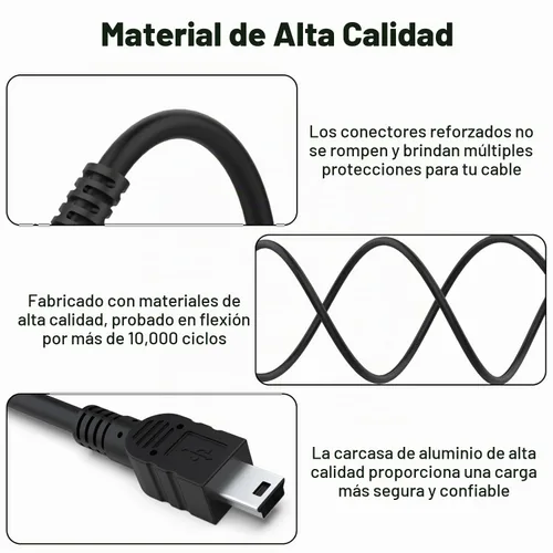 Vista 4 de UC-E4 Cable USB de transferencia de fotos compatible con Nikon D40 D50 D60 D70 D70S D80 D90 D100 D200 D300 D300S D610 D700 D3000 D3100 D7000 D1x D1x