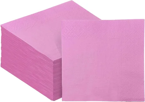 Vista 14 de Servilletas de cóctel de 24 colores de 5 x 5 pulgadas desechables servilletas de papel para bebidas para cóctel, boda, cena, fiesta de cumpleaños
