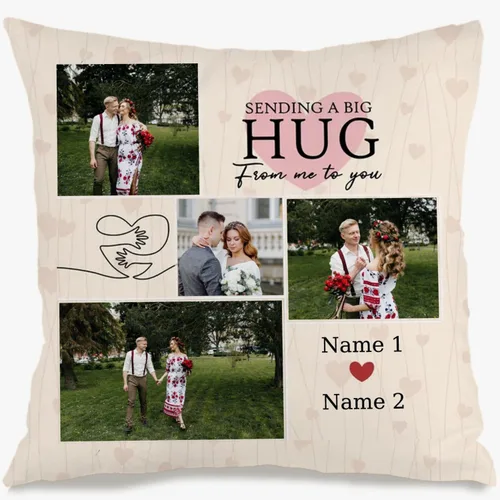 Vista 16 de Custom Memory Pillow Case Created with a Single Photo and Your Chosen Words Forming a comforting Cushion That Also Makes a Thoughtful Gift