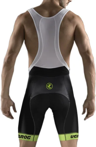 Vista 39 de UGLY FROG Designs - Pantalones cortos de ciclismo con pantalones cortos con peto, pantalones cortos de ciclismo Pro/BIP, acolchado 3D Coolmax