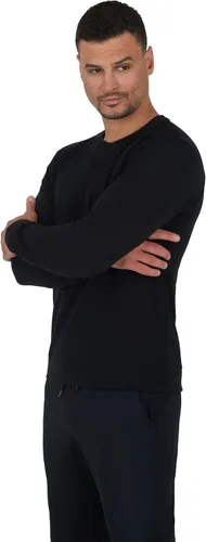 Vista 3 de 90 Degree By Reflex Camiseta de manga larga cepillada para hombre Negro