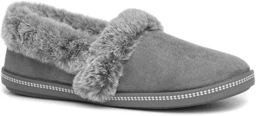 Vista 8 de Skechers Cozy Campfire-Team Toasty - Pantuflas de microfibra con forro de piel sintética para mujer