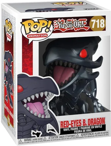 Vista 3 de Funko Animación: Yu-Gi-Oh - Dragón Negro de Ojos Rojos
