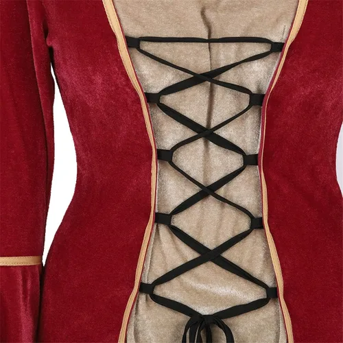 Vista 48 de Kranchungel - Vestidos renacentistas de estilo medieval/irlandés/campesino para mujer; disfraz de hada, para bailes