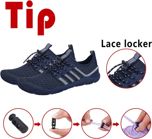 Vista 5 de Wyhan - Zapatos de agua para hombre y mujer, secado rápido, calcetines acuáticos, zapatos de buceo para playa, natación, surf, piscina, yoga