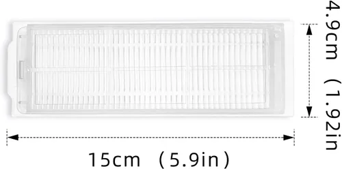 Vista 7 de Piezas de repuesto compatibles con WYZE Robot Aspirador WVCR200S, 2 cepillos principales, 4 filtros Hepa, 6 cepillos laterales Paquete de repuesto