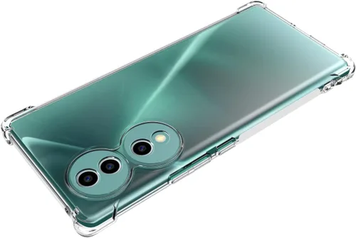 Vista 4 de USTIYA Caso para Honor 70 5G Clear TPU cuatro esquinas cubierta protectora transparente suave funda