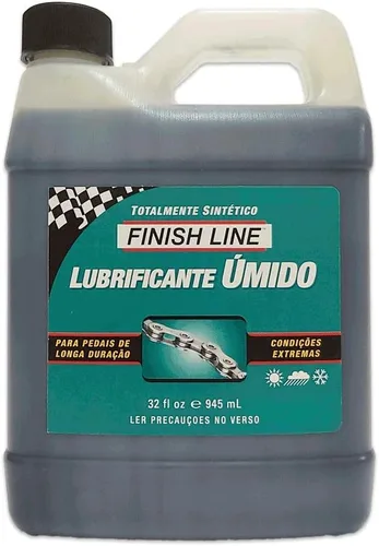 Vista 7 de Finish Line WET lubricante para cadena de bicicleta aceites de bicicleta