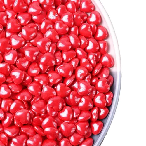 Vista 7 de Gránulos azules de Navidad para tartas de corazón, 4.59 oz, 4.6 onzas, chispas de galletas, perlas de azúcar, perlas de caramelo comestibles