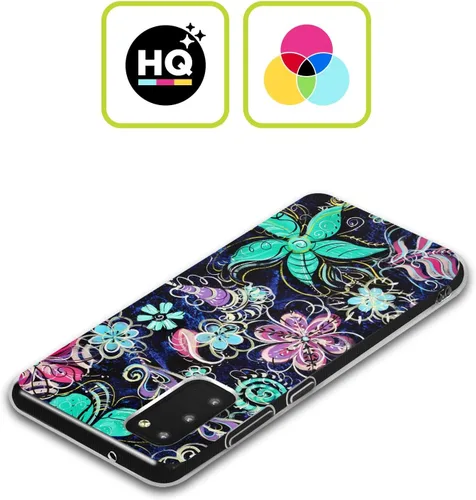Vista 2 de Head Case Designs Officially Licensed Suzan Lind Carnival Colours & Patterns Gel Case [Military Grade Protection] Compatible with Samsung Galaxy M54
