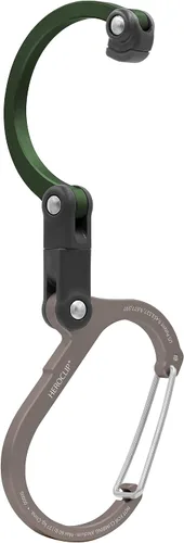 Vista 2 de GEAR AID HEROCLIP 360° Swivel Carabiner Gear Clip and Hook (Medium) for Camping, Backpack, Suitcases and Garage Organization