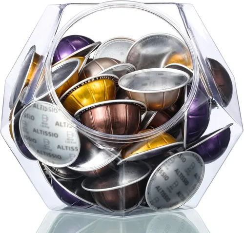 Vista 2 de Polígono de gran capacidad de 12 lados elegante soporte para cápsulas de café Nespresso Vertuoline