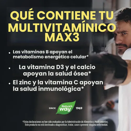 Vista 6 de Multivitaminas Nature's Way Alive máxima potencia para hombres, 15542, 1, 1