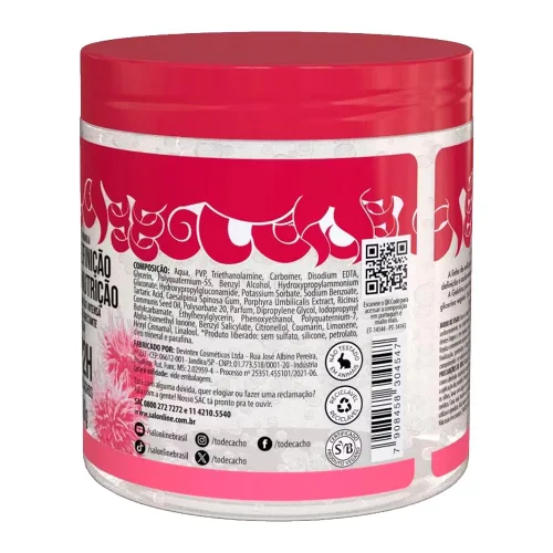 Vista 3 de Salon Line - Linha #ToDeCacho - Gelatina Ricino Definicao e Nutricao 550 Gr