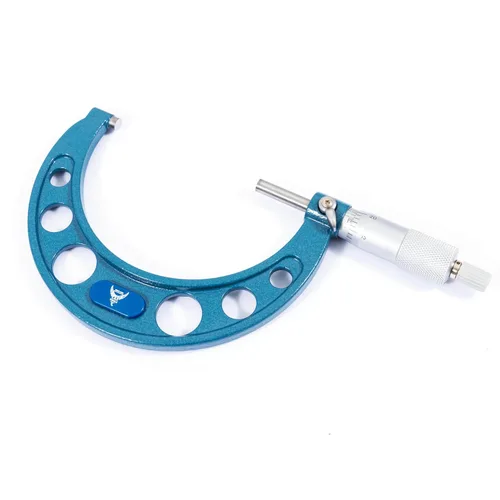 Vista 8 de PEC Tools Micrómetro exterior de 0-1", herramienta de medición de precisión de grado industrial, acero endurecido, micrómetro de alta precisión