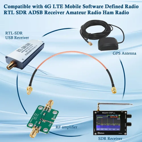 Vista 7 de XRDS -RF Cable SMA de 1 pie, macho SMA a mamparo hembra SMA RG316 SMA Cable de extensión para 4G LTE Router celular SDR USB Dongle receptor