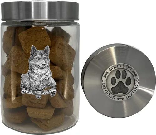 Vista 40 de Heritage Pewter Basset Hound Good Dog Treat Jar – Tarro de golosinas de 34 onzas con tapa hermética a rosca Regalo para propietarios de Basset