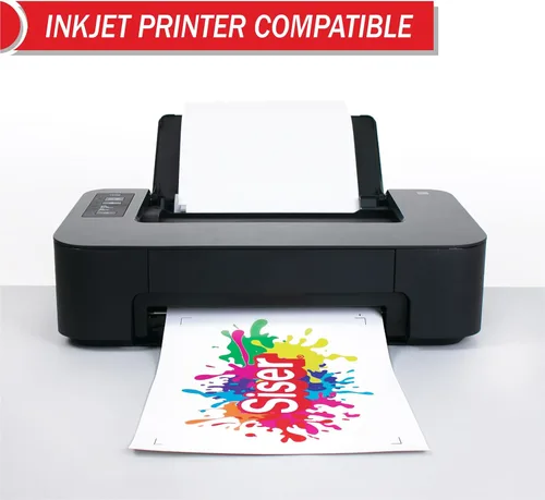 Vista 3 de Siser EasyColor DTV, rollo de 20 pulgadas x 1 yarda, vinilo de transferencia de calor compatible con impresora de inyección de tinta, transferencia