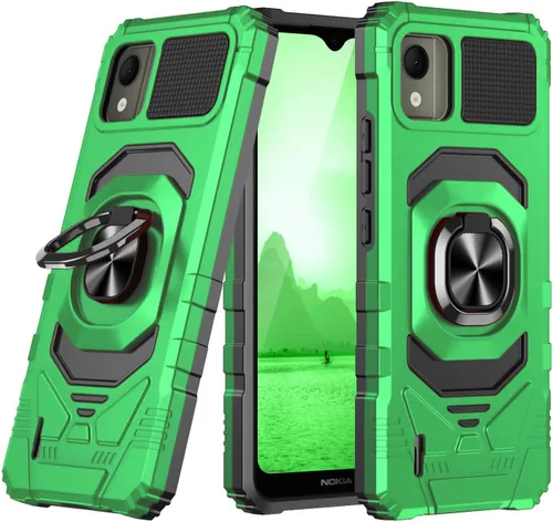 Vista 9 de TJS Compatible con Nokia C110 N156DL Funda de teléfono (negro)
