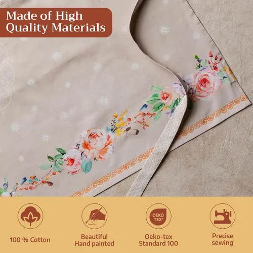 Vista 525 de Maison d' Hermine Delantales para mujer con bolsillo, 100% algodón (27.50 x 31.50 pulgadas)