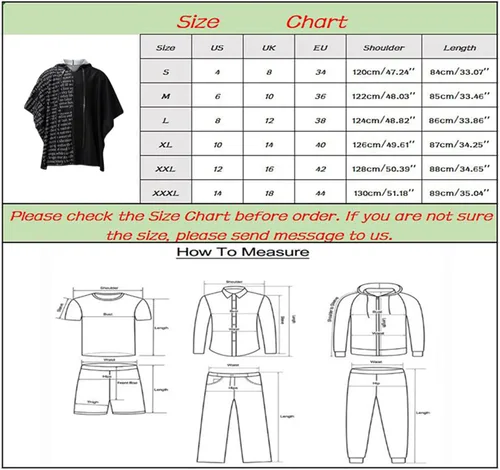 Vista 7 de Kingspinner Steampunk - Poncho gótico con capucha para hombre, ropa cómoda para el hogar, abrigo de casa para hombre, poncho de lana de alpaca