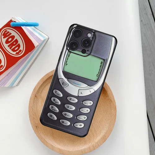 Vista 5 de YHan Compatible con iPhone 16 Funda, Bonita Funda 3D Divertida de Silicona Suave con Diseño Retro Elegante Fundas Protectoras. Compatible con Nokia.