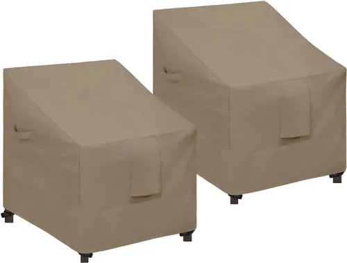 Vista 14 de Easy-Going Funda para Silla de Respaldo Alto para Exteriores Resistente a Rayos UV Funda para Silla de Patio Impermeable Funda para Muebles