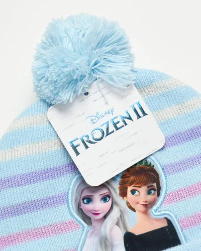 Vista 6 de Disney - Gorro de invierno para niñas y 2 pares de guantes o manoplas edad 2-7