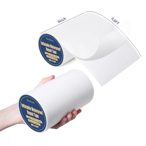 Vista 2 de Breliter Cinta de Reparación Impermeable para Inflables – Kit de Reparación de Parches de TPU Impermeable, Cinta de Reparación de Sellado para 6.0