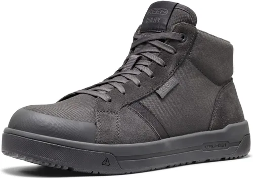 Vista 7 de KEEN Utility Zapatillas de trabajo Kenton Mid Composite Toe para hombre Negro/Negro