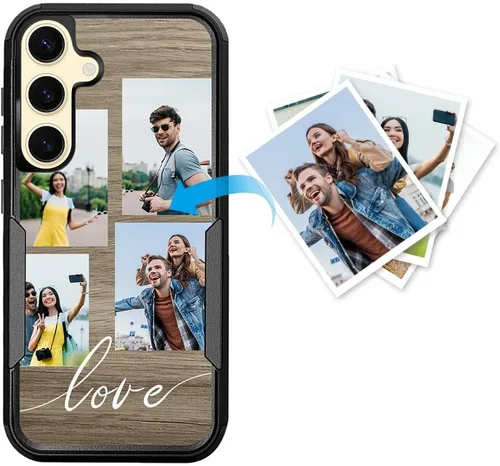 Vista 31 de Funda de teléfono personalizada para Galaxy S20 FE 5G, funda para teléfono multifoto, funda protectora resistente de doble capa a prueba de golpes
