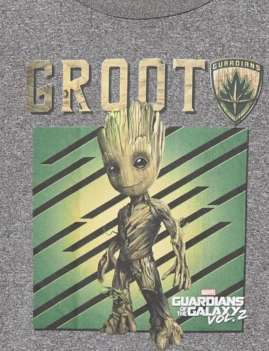 Vista 2 de Marvel Camiseta Groot Tree para niños