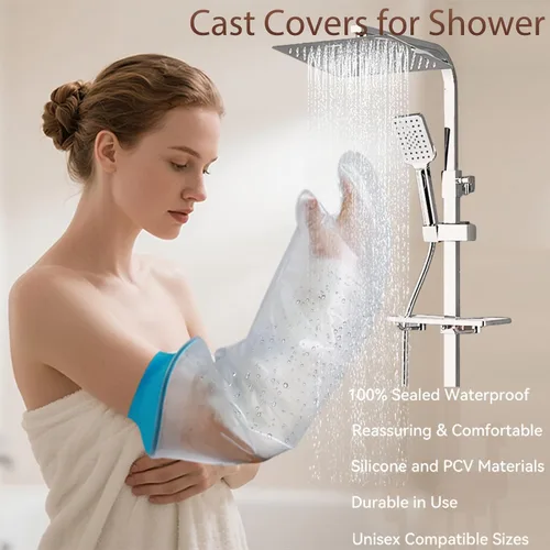 Vista 3 de Fundas de fundición para brazo de ducha – Funda impermeable para adulto, cómodo protector de molde reutilizable para brazo de ducha, bolsa