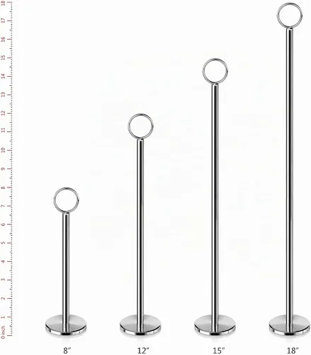 Vista 2 de New Star 12 soportes para números, de mesa. De 12 pulgadas