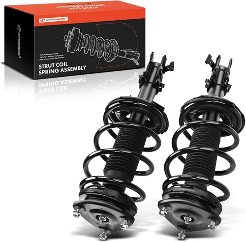 Vista 13 de A-Premium Par delantero [2] Conjunto de puntal compatible con Hyundai Accent 2000-2005, lado del conductor y del pasajero Para Hyundai Accent