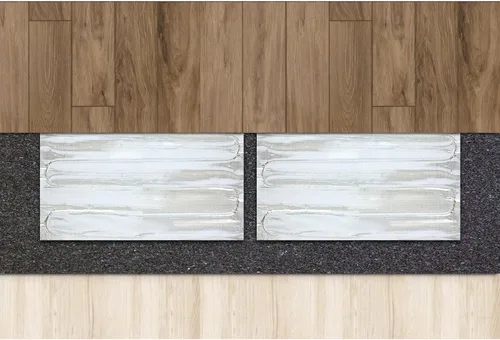 Vista 8 de Calefacción eléctrica radiante por suelo radiante para alfombras, suelos laminados y de madera flotante, corte y giro de 15 pies cuadrados para un