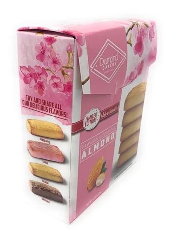 Vista 6 de Diamond Bakery Galletas hawaianas de almendras de mantequilla 4.4 oz