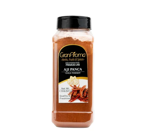 Vista 4 de GranAroma Aji Panca Chile en polvo, condimento de pimienta suave, sabor afrutado (4.3 onzas)