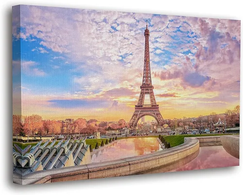 Vista 46 de SpiritualHands Lienzo decorativo para pared, diseño de lugares famosos del patrimonio mundial, carteles enmarcados escénicos, paisajes modernos, 01