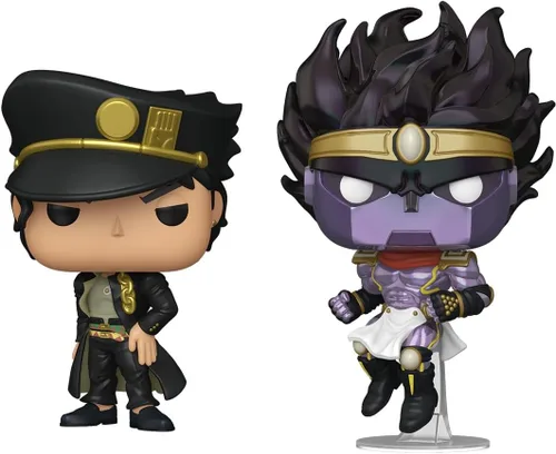 Vista 2 de Funko POP! Animación: JoJo's - Jotaro & Star Platinum - Exclusivo de Amazon