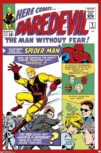 Vista 8 de Trends International Póster de pared Daredevil #1, 24 x 36