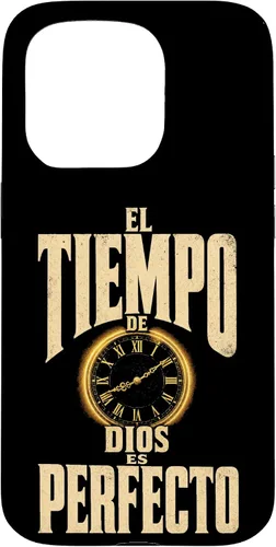 Vista 21 de Fe Cristiana El Tiempo De Dios ES Perfecto Vintage Clock Case for iPhone Air