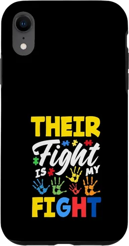 Vista 25 de Their Fight is My Fight Autism Awareness Case for iPhone 17