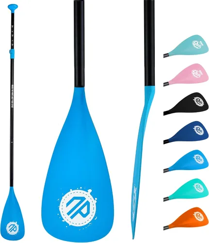 Vista 19 de niphean Remo de kayak de 4 piezas, paletas de tabla de remo ajustables, pala ligera de SUP, accesorios de tabla de remo desmontable con eje