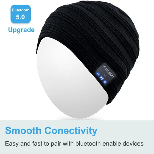 Vista 76 de Rotibox - Gorro inalámbrico con Bluetooth para deportes al aire libre, regalo de Navidad.