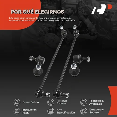 Vista 5 de A-Premium - Kit de enlace de barra estabilizadora delantera y trasera