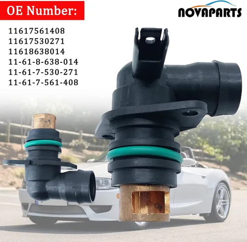 Vista 4 de 11617561408 Elemento calefactor de manguera de ventilación del cárter con junta tórica para 2007-2013 BMW 325xi 328xi 525i 528i X3 X5 Z4 E60 E70 E82