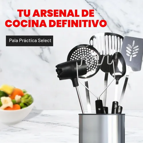 Vista 2 de Chef Craft Select - Volteador/Espátula, 10.5 pulgadas, acero inoxidable